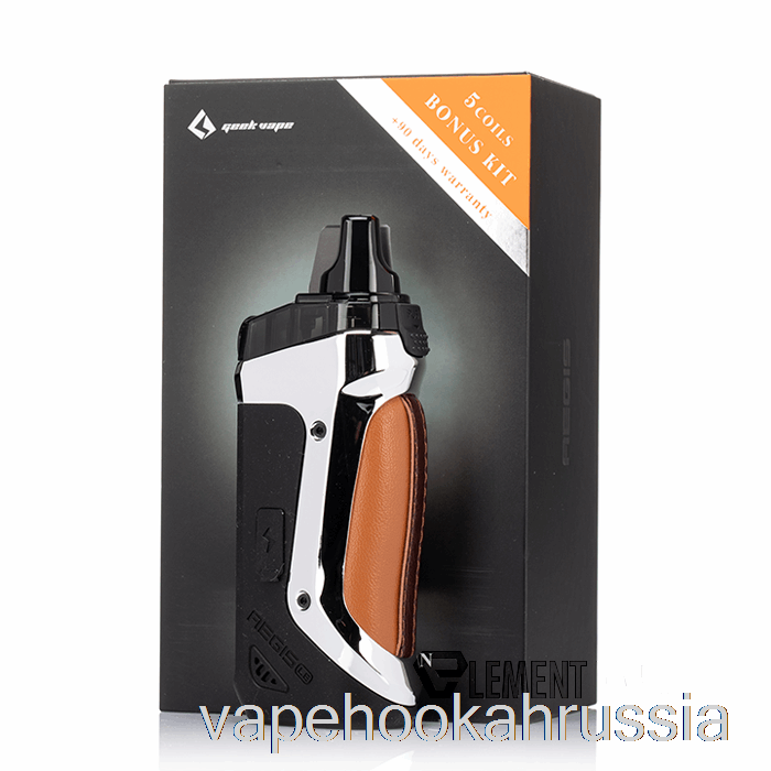 Vape Russia Geek Vape Aegis Boost 40w Pod Mod Kit Le Bonus Kit - серебристый